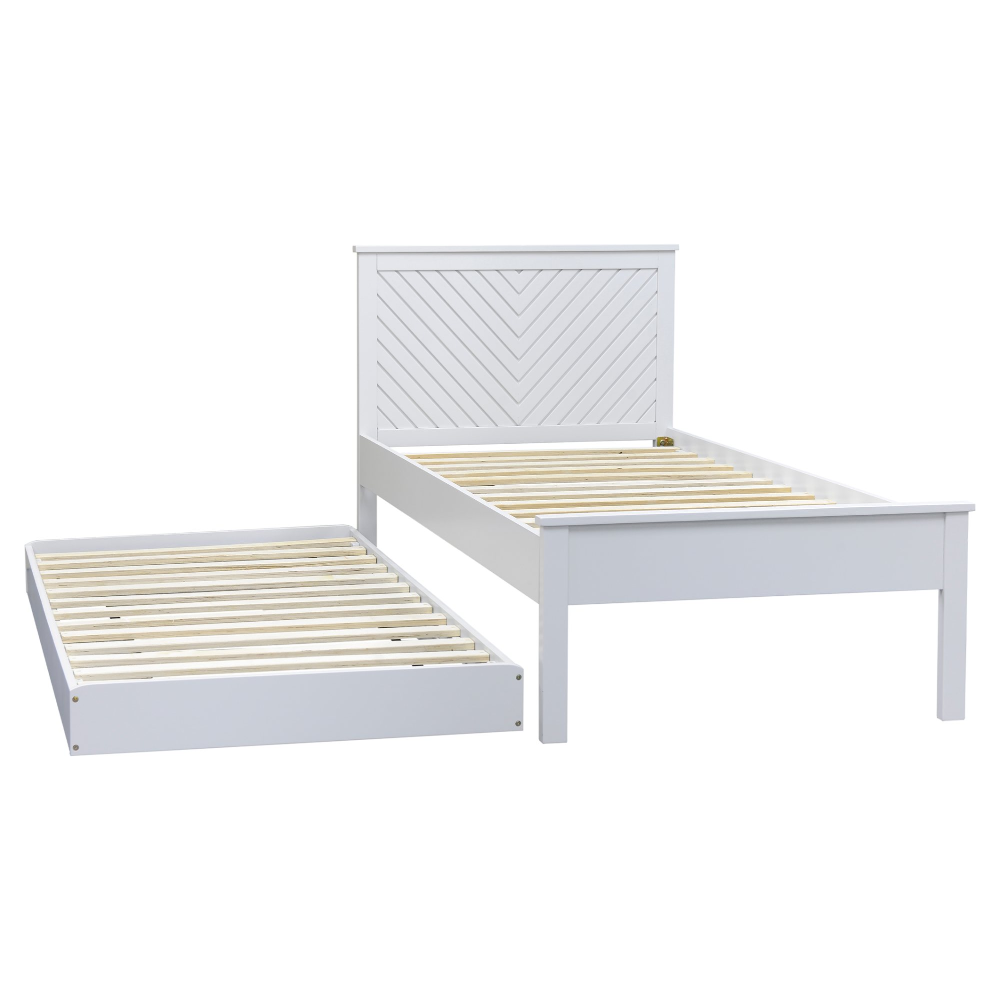 Chevron Painted Guest bed