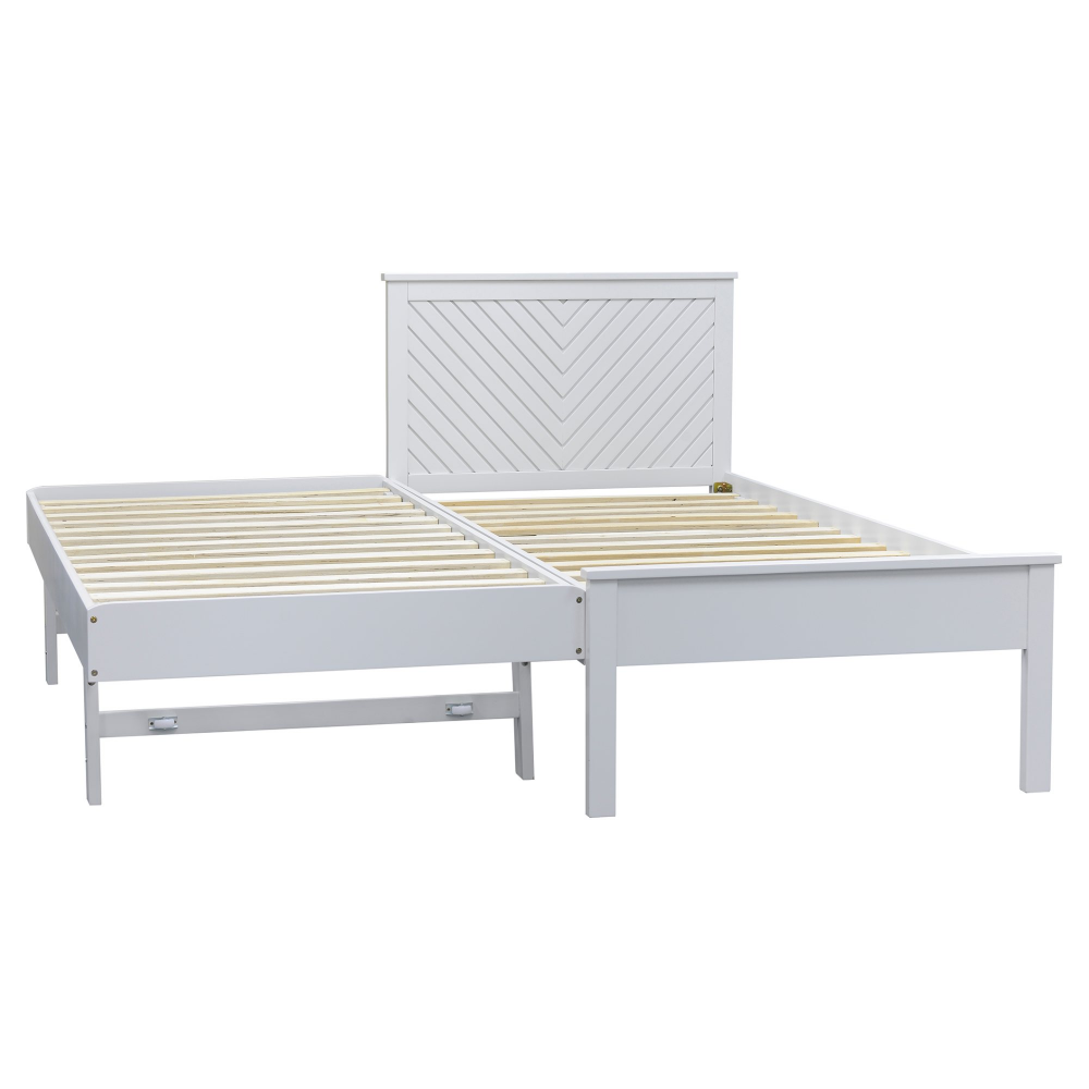 Chevron Painted Guest bed