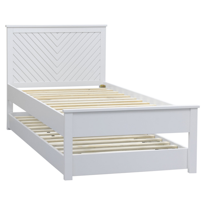 Chevron Painted Guest bed