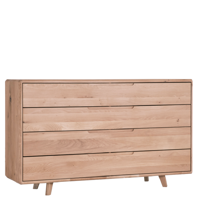 Bell & Stocchero Como 4 Drawer Wide  Chest