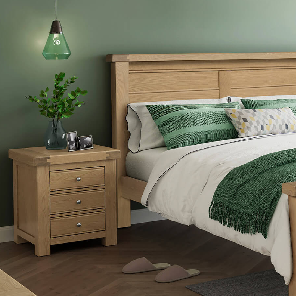 Delaney Bedside Table Oak