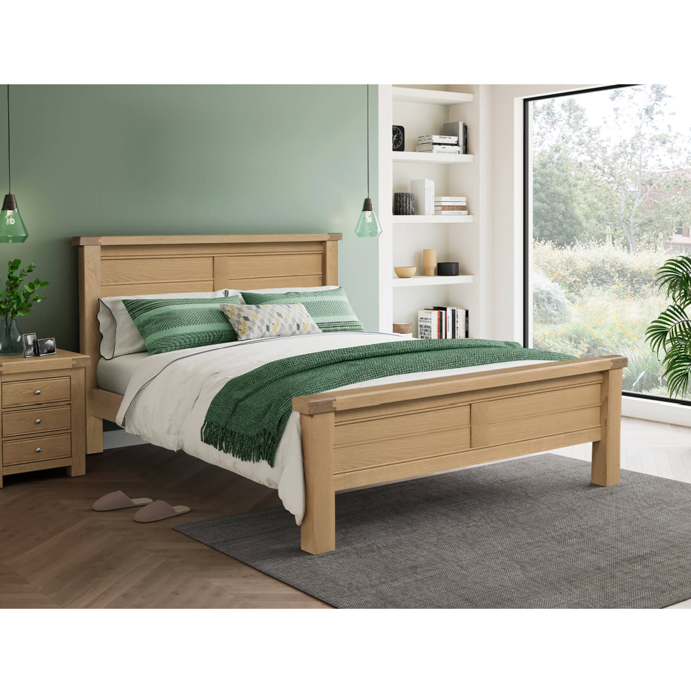 Delaney 4'6 Bed in Oak