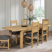 Delaney 1200/1650 Extending Dining Table Oak
