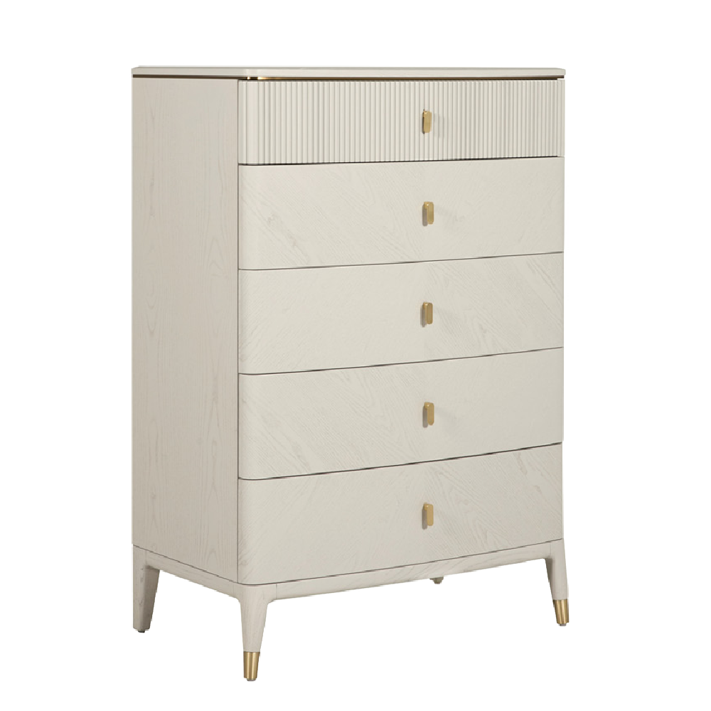 Kensington 5 Drawer Chest of Drawers Stone