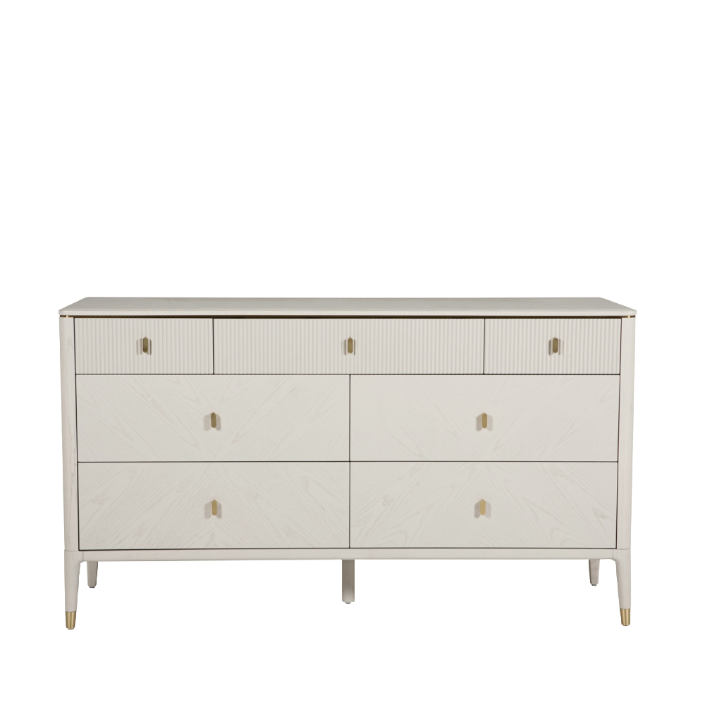 Kensington 7 Drawer Chest of Drawers Stone