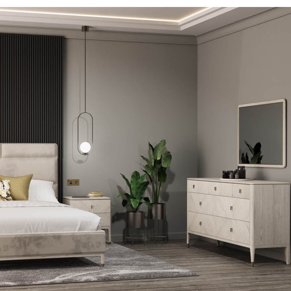 Kensington 7 Drawer Chest of Drawers Stone