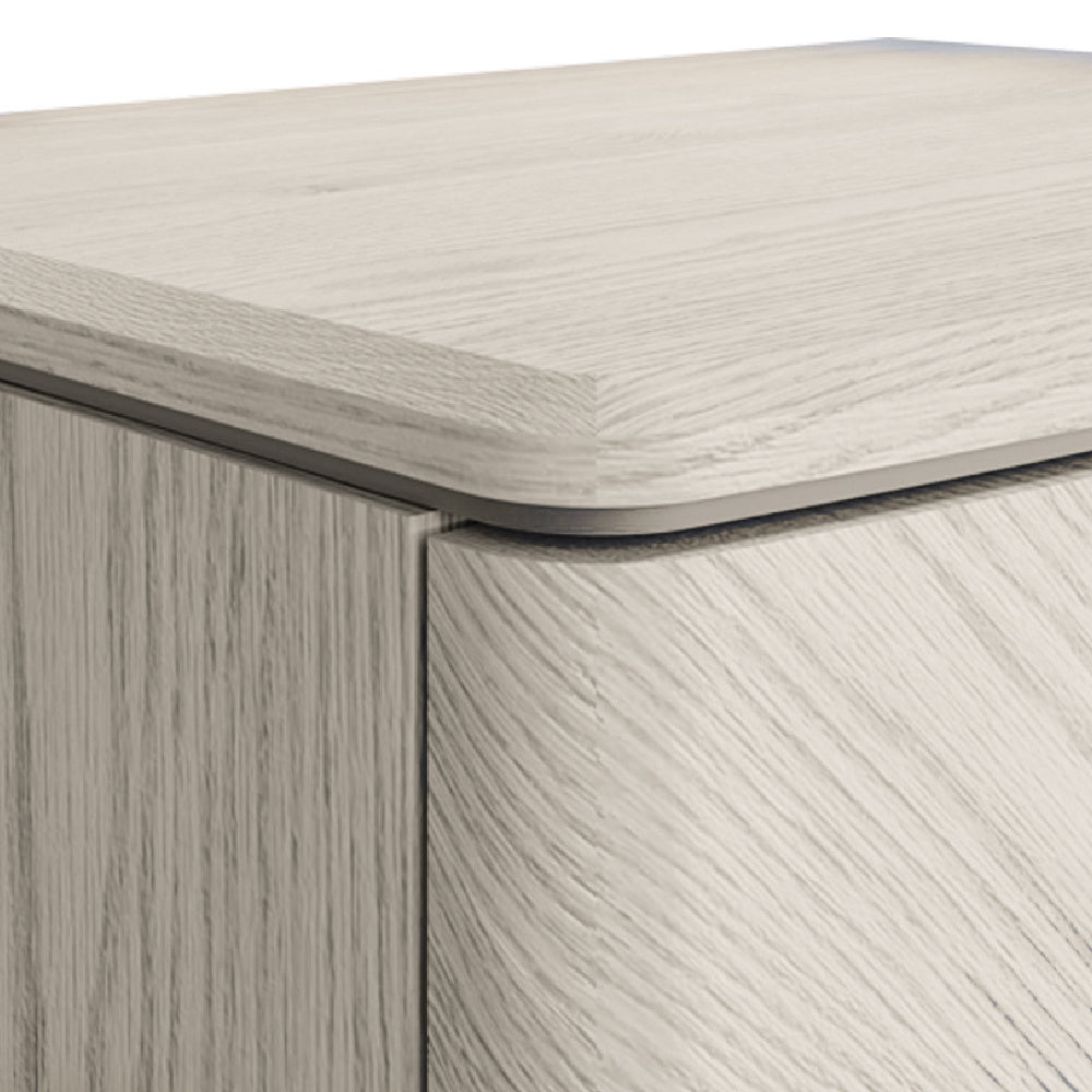 Kensington 2 Drawer Bedside Table Stone