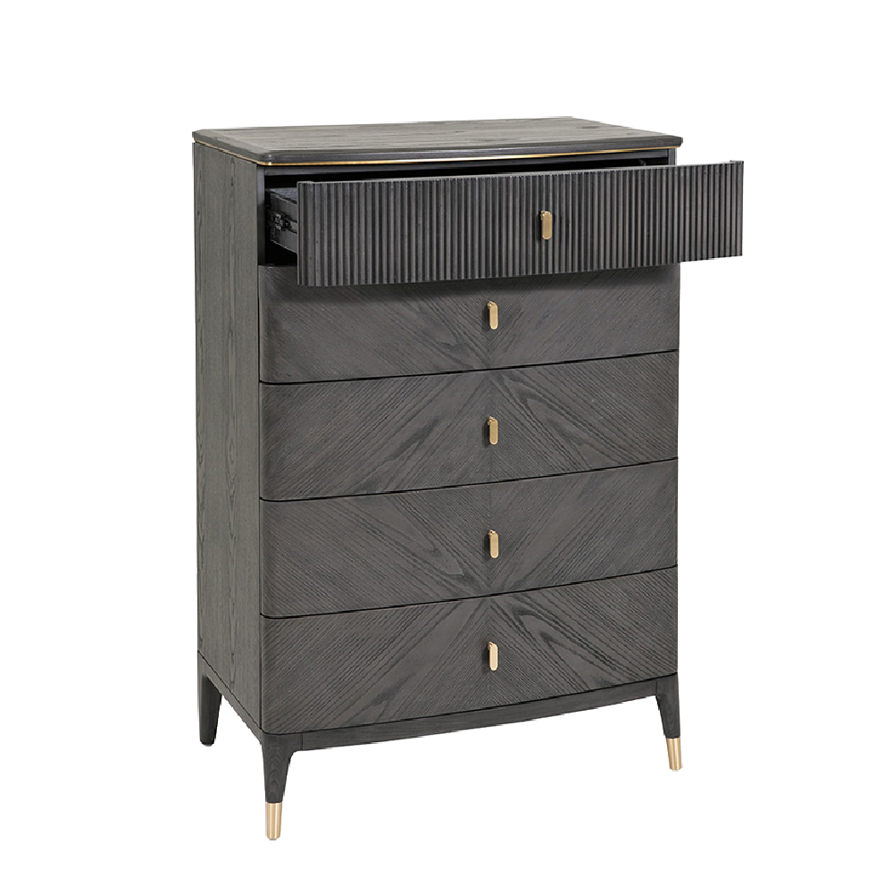 Kensington 5 Drawer Chest of Drawers Ebony