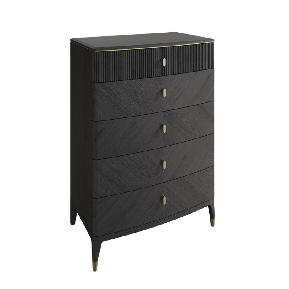 Kensington 5 Drawer Chest of Drawers Ebony