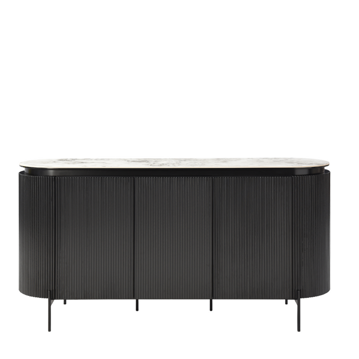 Elounda  3 Door Large Sideboard with Ceramic Top !! New in !!