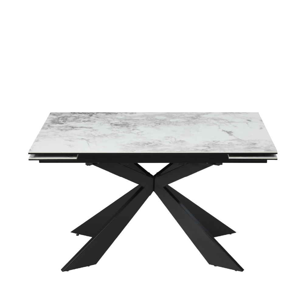 Elounda Ceramic Top 130-180cm Ext Dining Table