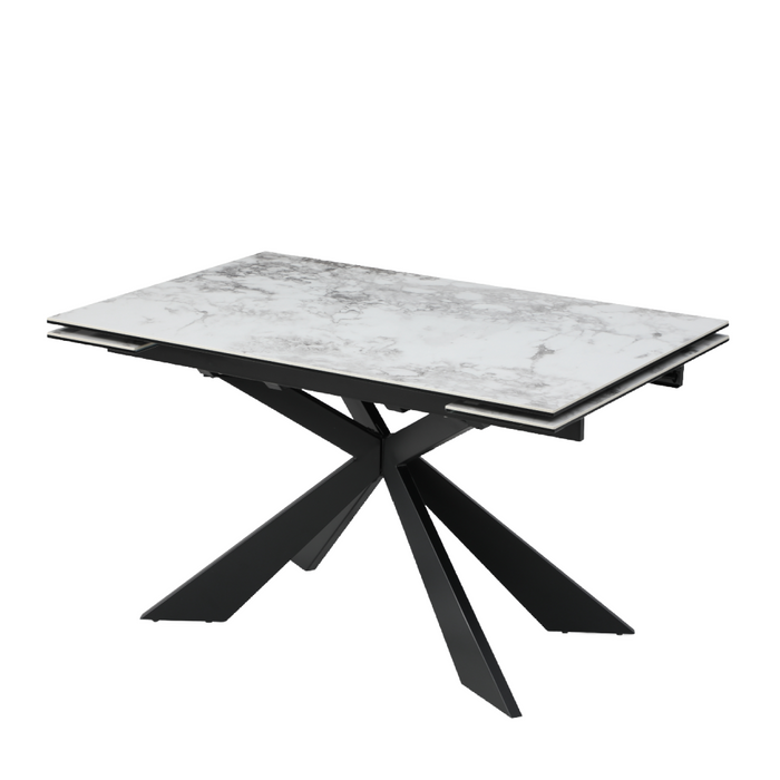 Elounda Ceramic Top 130-180cm Ext Dining Table