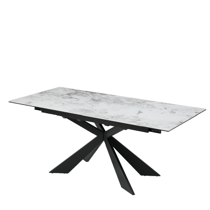 Elounda Ceramic Top 130-180cm Ext Dining Table