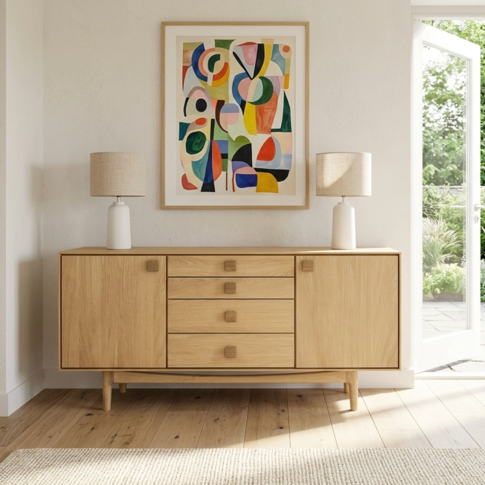 G Plan Larsen Oak Wide Sideboard !New for Summer!