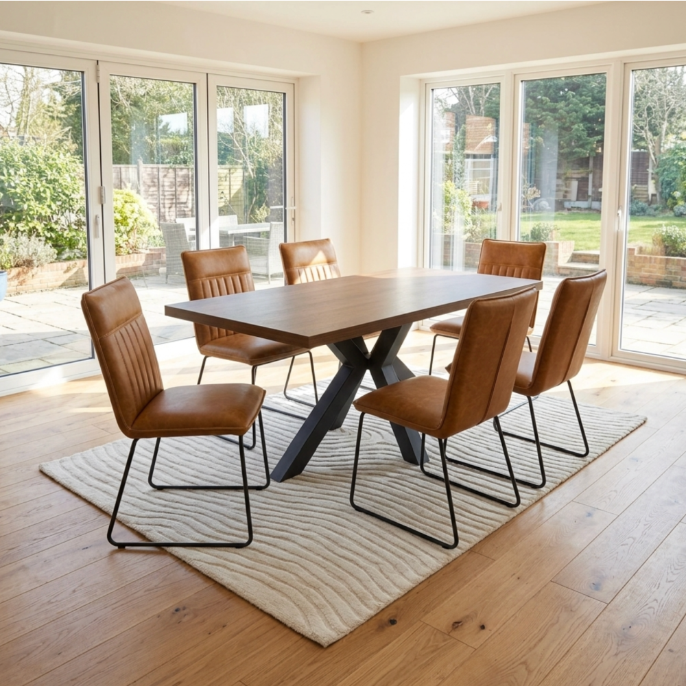 Colorado Table 1600mm – Smoked Oak