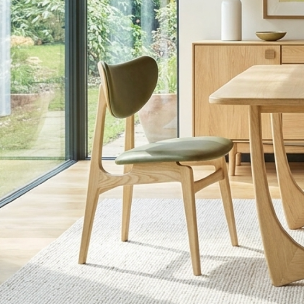 Set of 2 G Plan Larsen Oak BUTTERFLY DINING CHAIR (GREEEN)  !New for Summer!