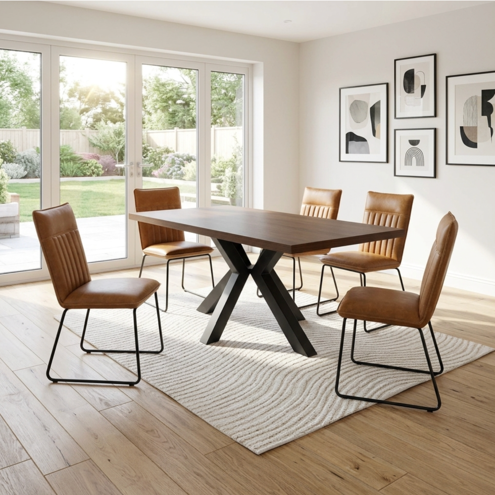 Colorado Table 1600mm – Smoked Oak