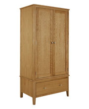 Global Home Bath Oak Double Wardrobe