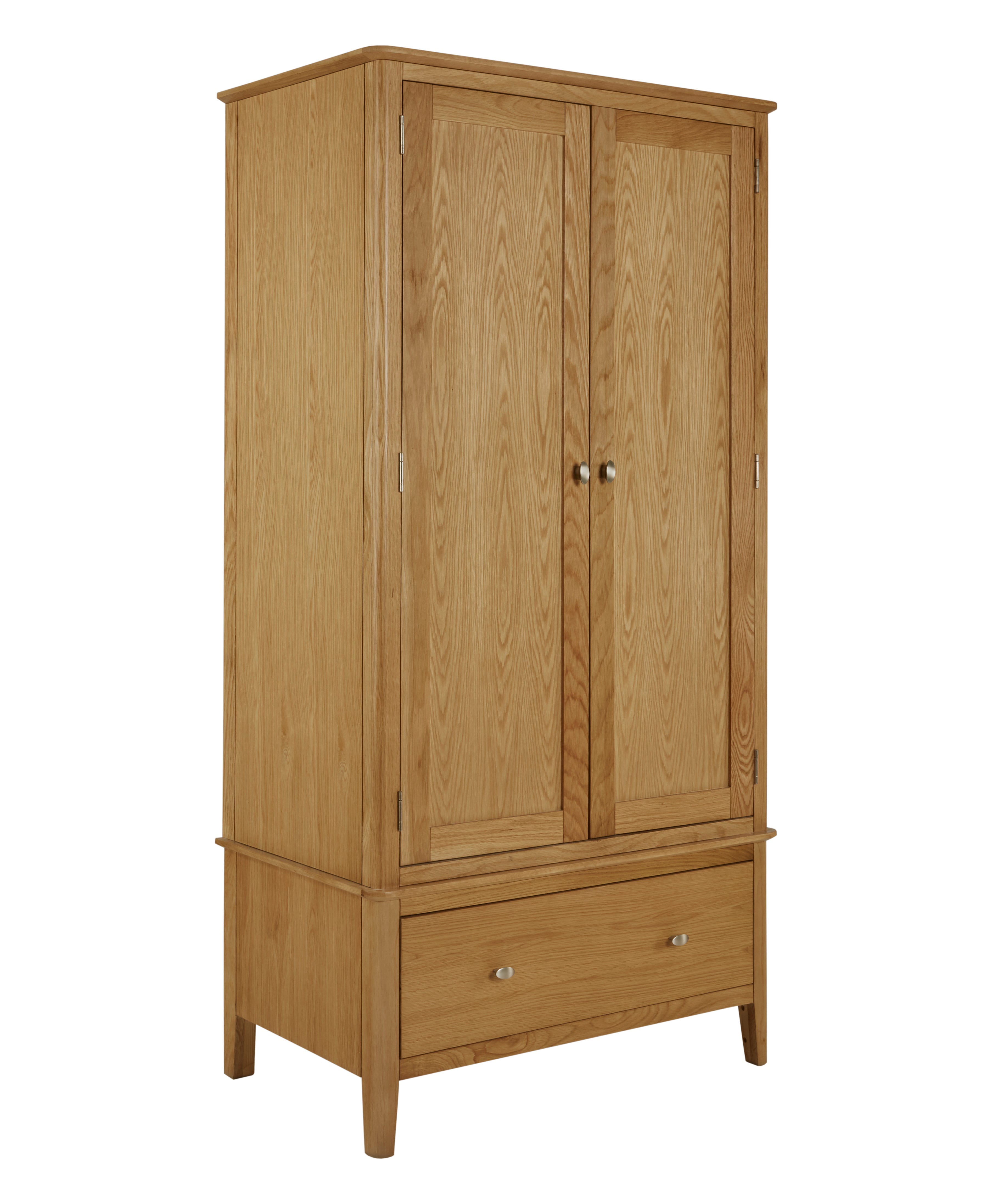 Global Home Bath Oak Double Wardrobe