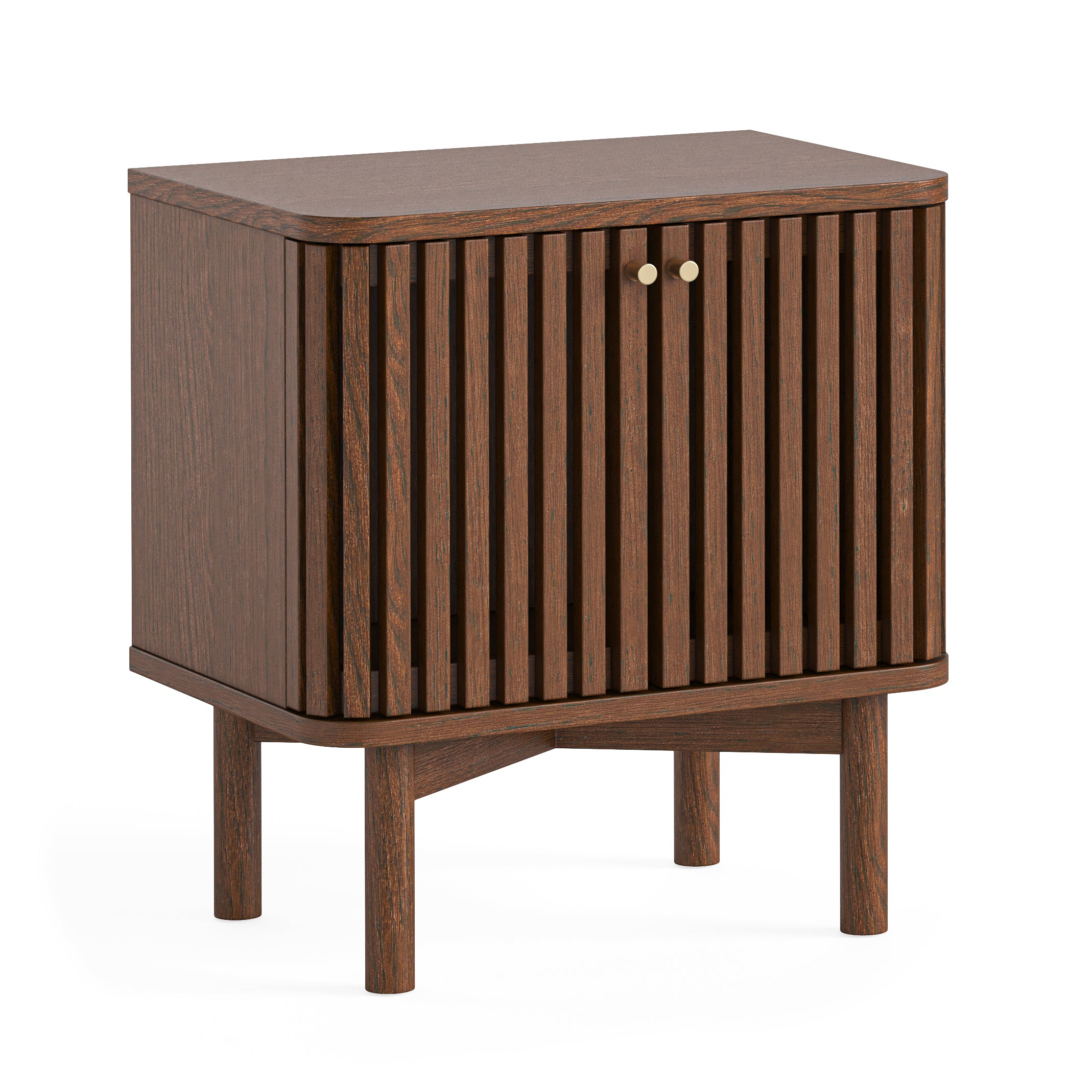 Soho Oak Round bedside/sidetable
