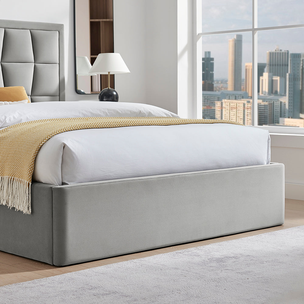 Carmen Storage Bed silver New!!