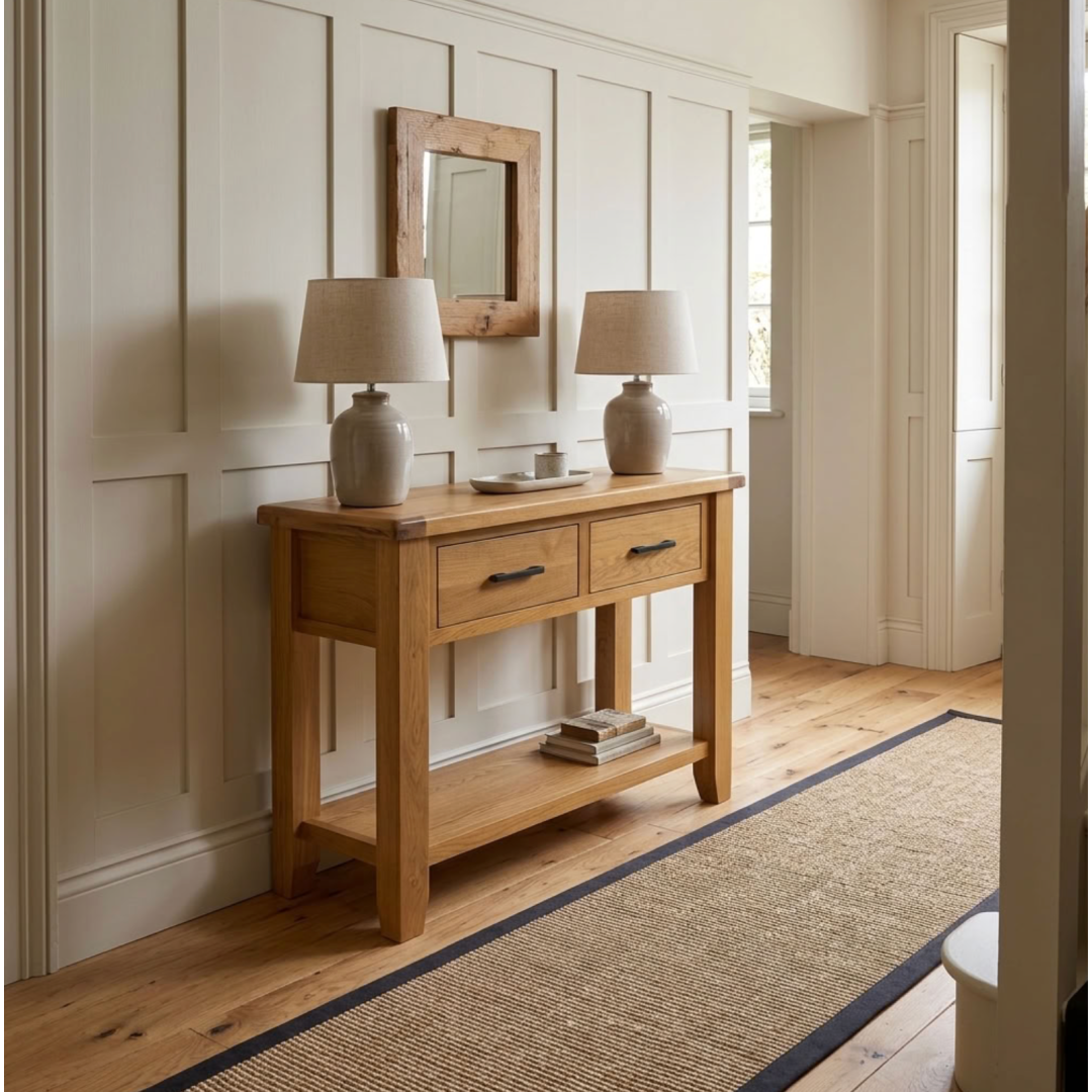 Hampshire oak Console Table