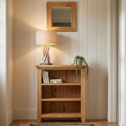 Hampshire oak Low Bookcase