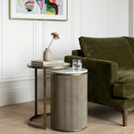 Belvedere Aged Gold Nesting Side Table