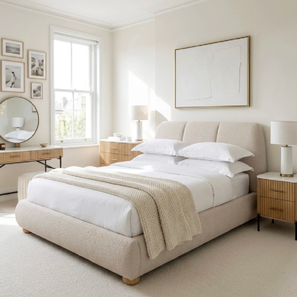 Reed Deluxe Upholstered Bedstead