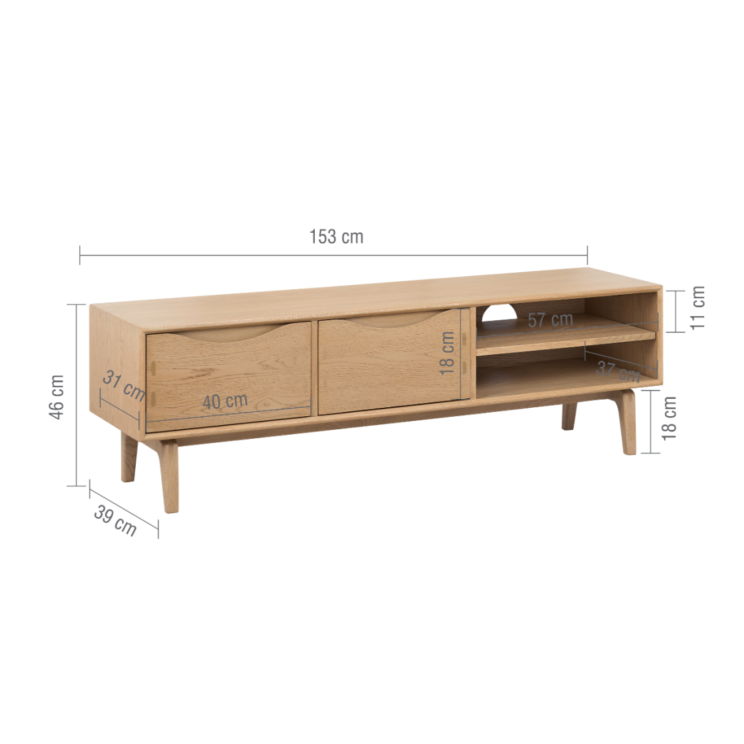 W+G OTTO - TV UNIT OAK