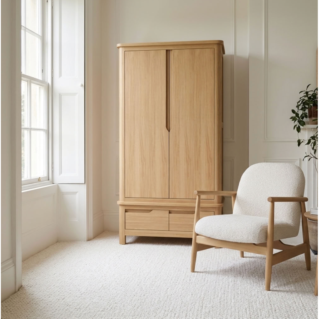 Hexham Oak Double wardrobe