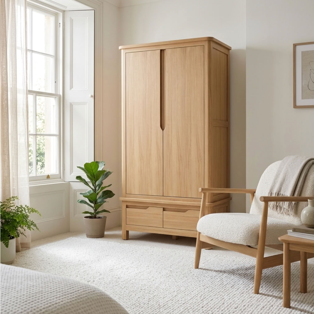 Hexham Oak Double wardrobe