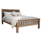 Opus Solid Oak 4'6 Double Bed