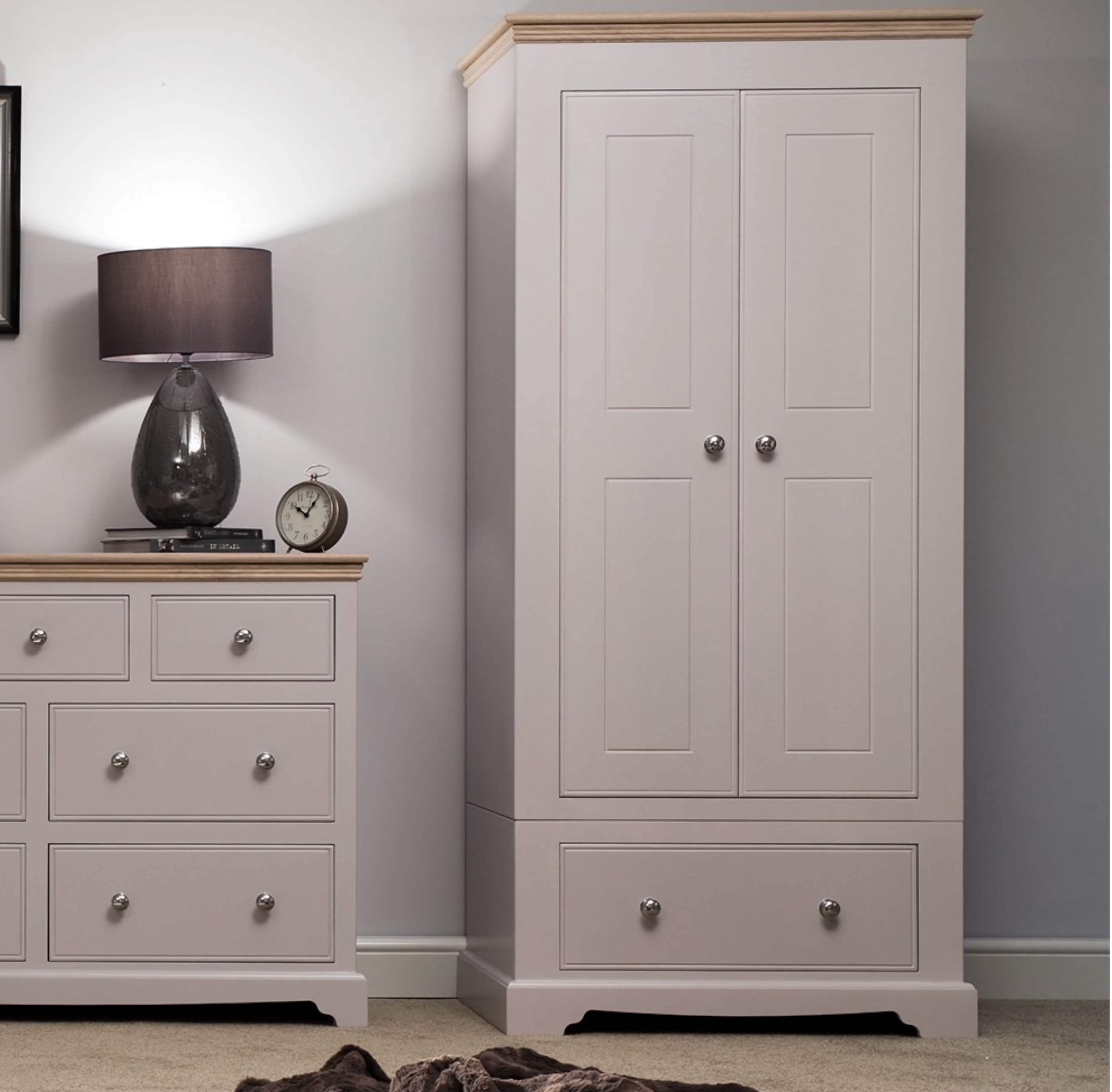 Inspiration Painted 2 Door/1 Drawer Wardrobe