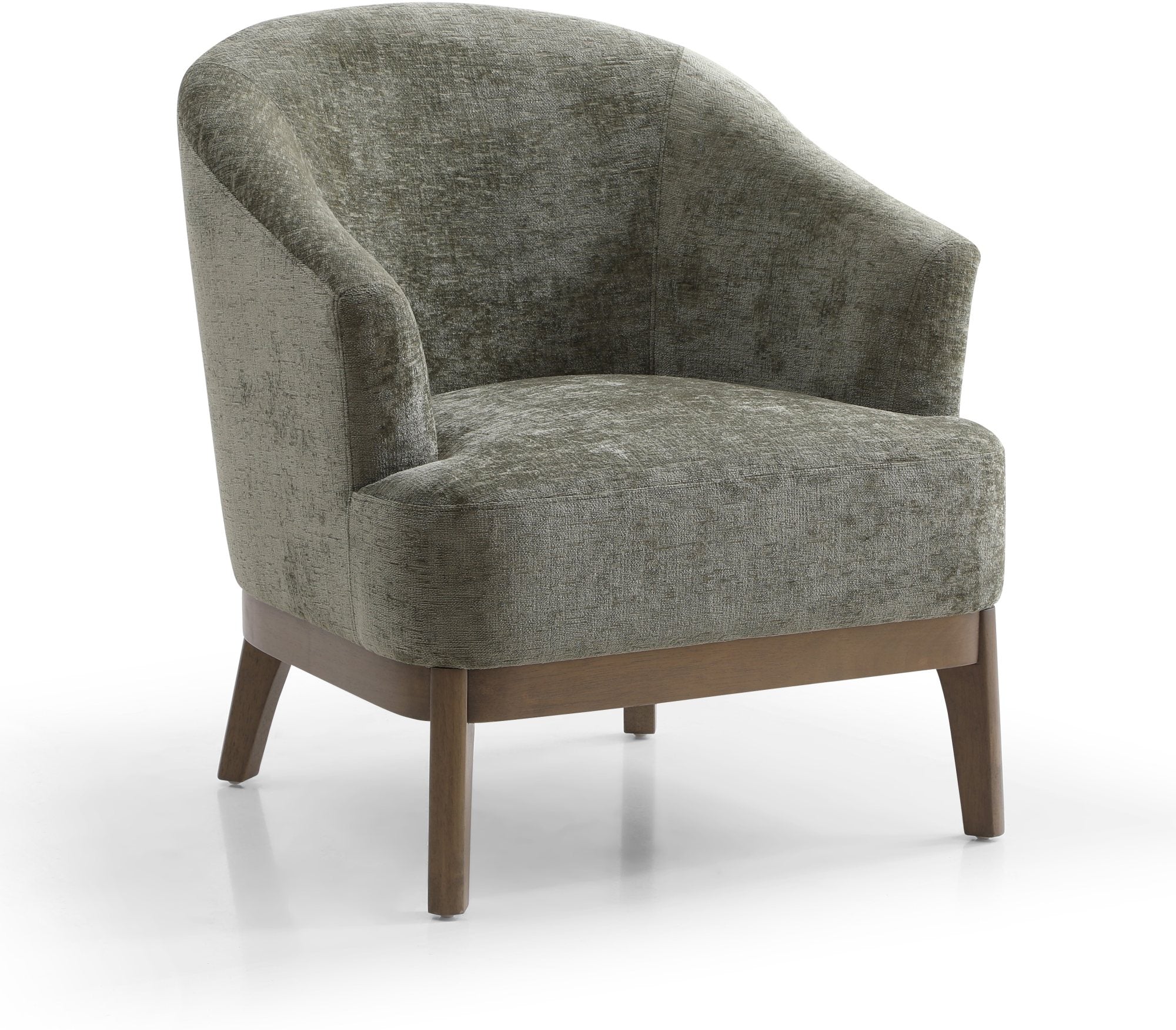 Ella Chair Achillies Distressed Olive Chenille
