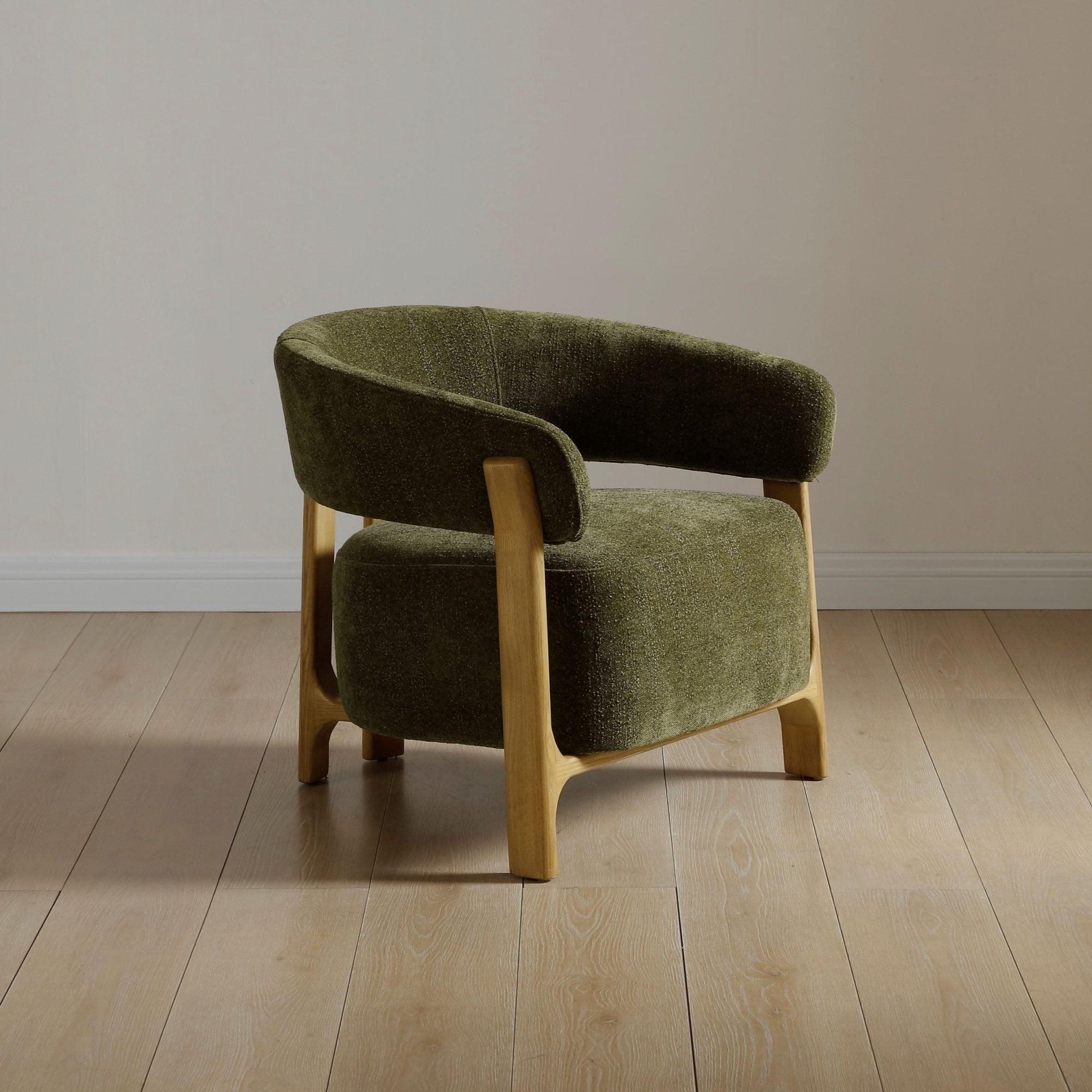 Amos Chair Olive Chenille