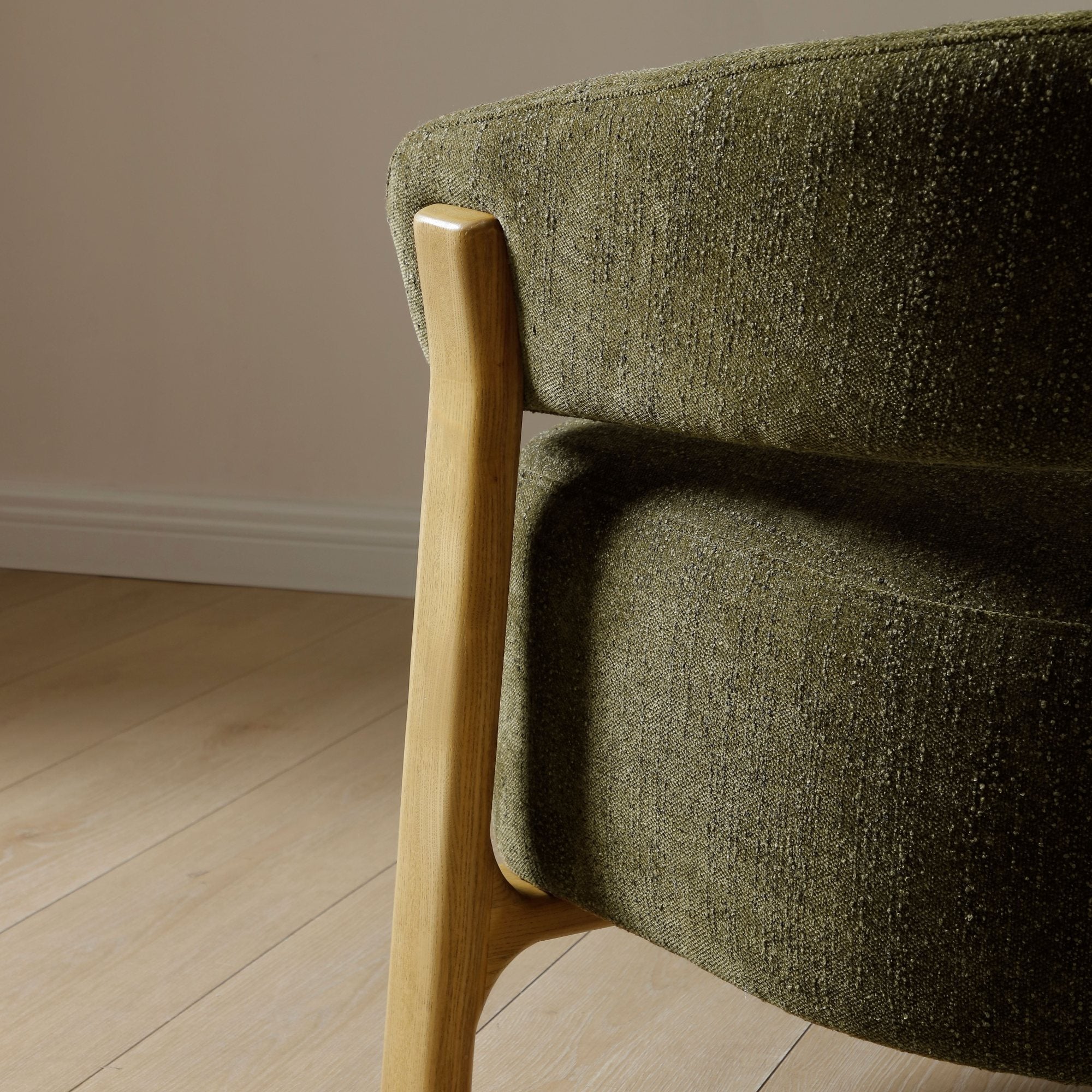 Amos Chair Olive Chenille