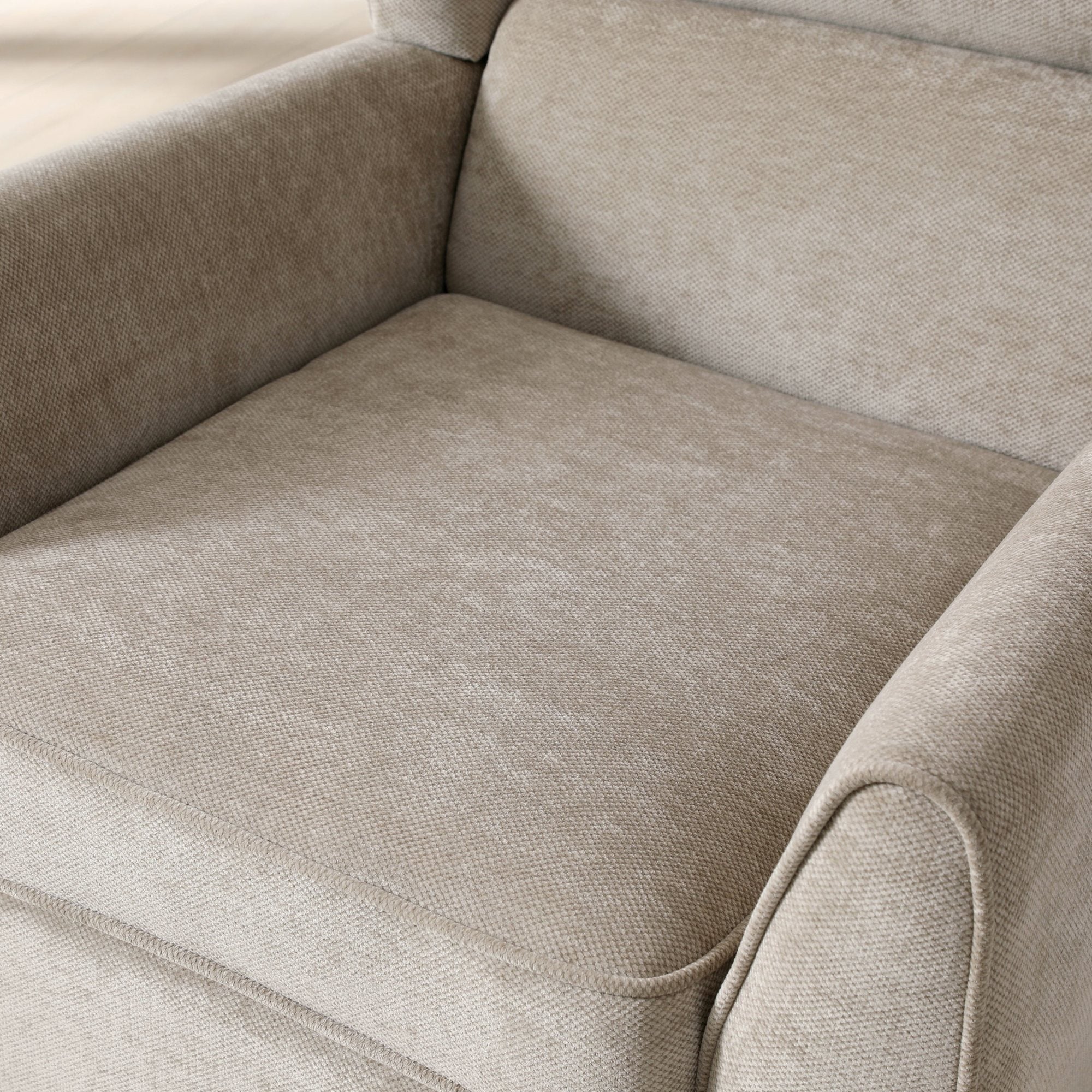 Luca Chair Taupe Chenille