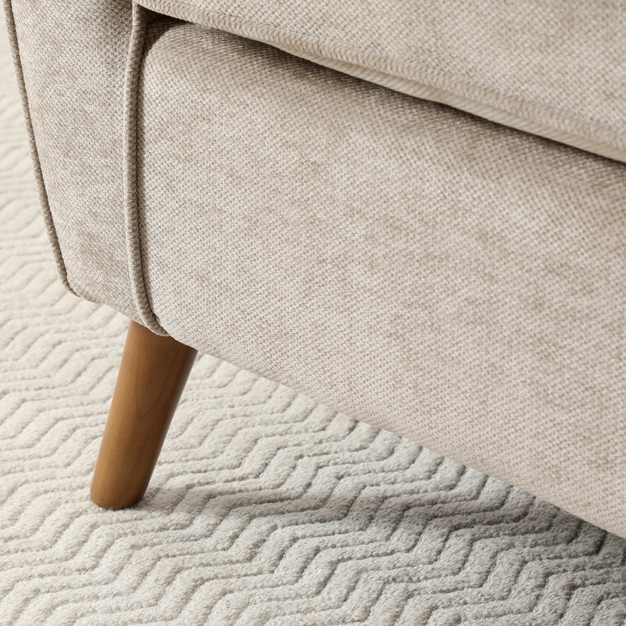 Luca Chair Taupe Chenille