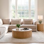 Kalla Oak Round Coffee Table 112cm !! New In !!