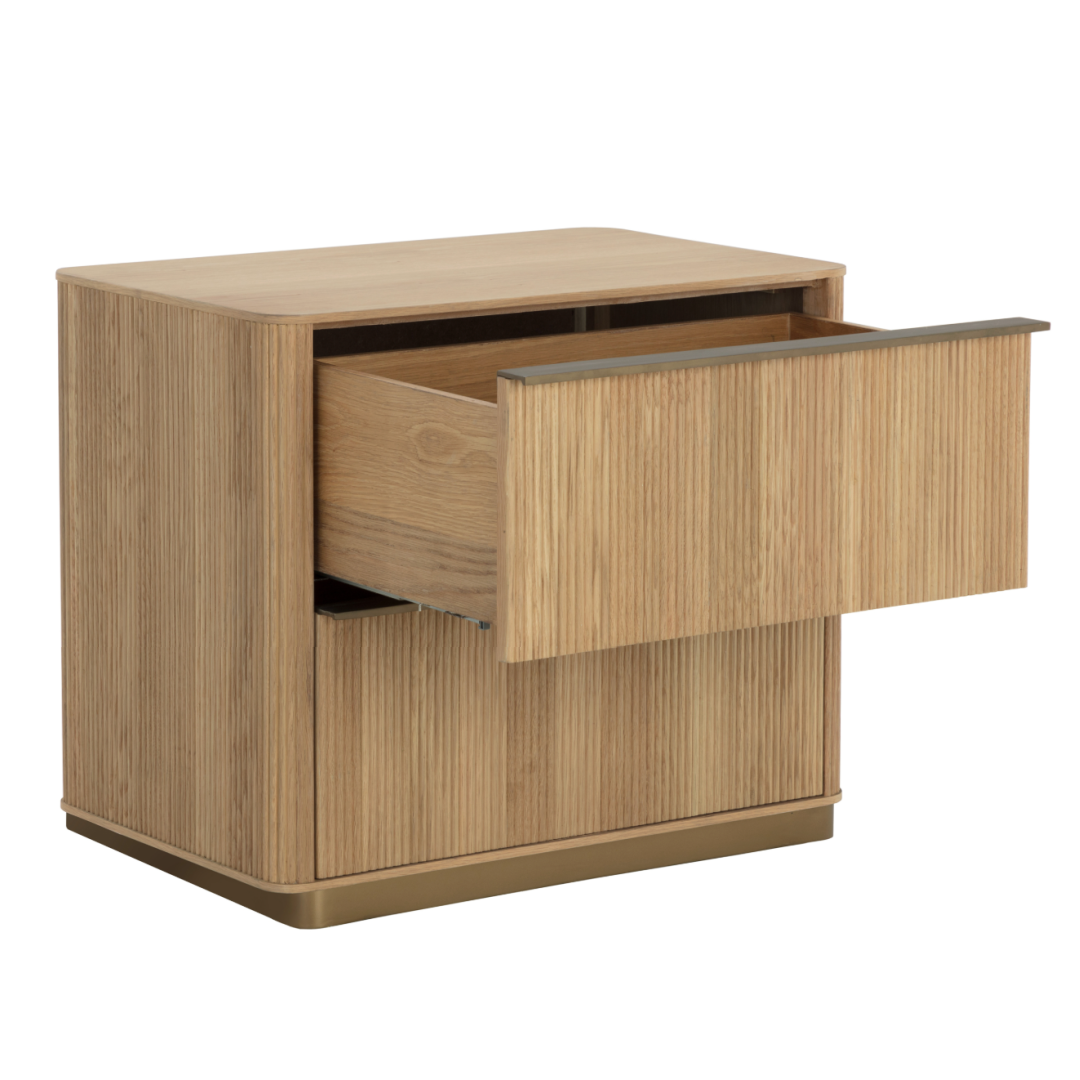 Kalla Oak Nightstand