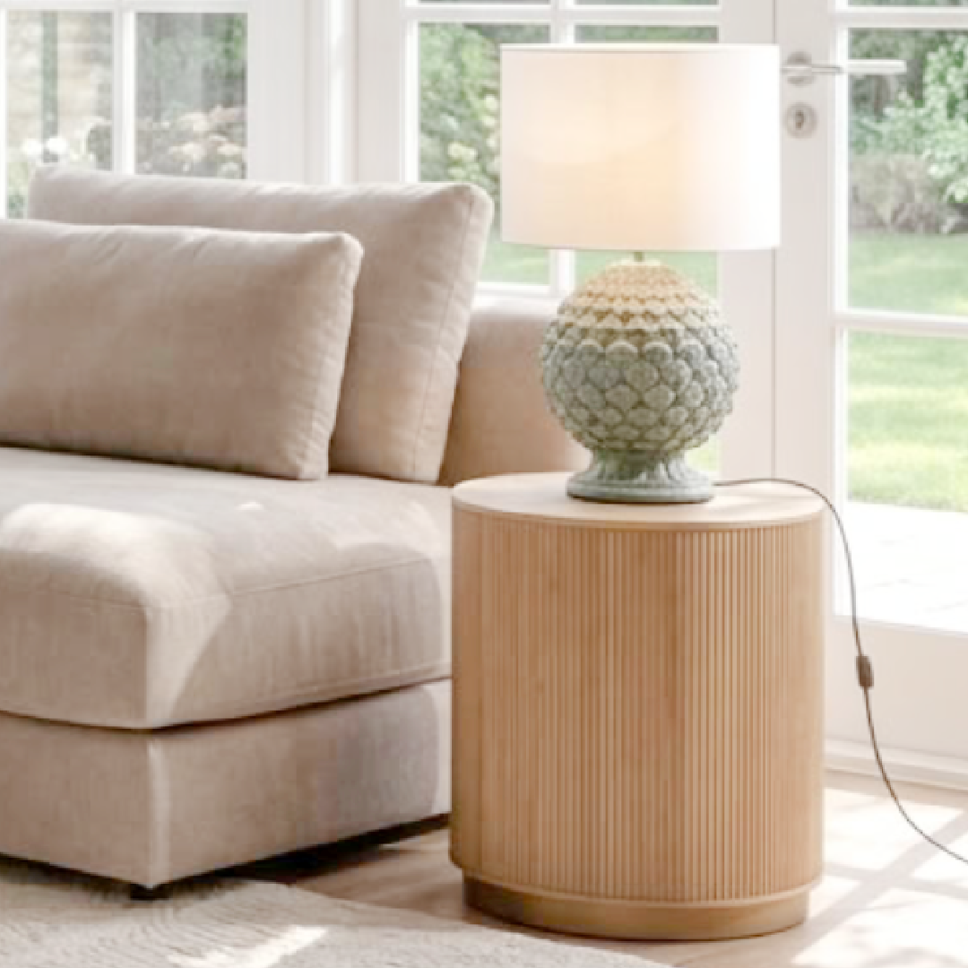 Kalla Oak Side Table