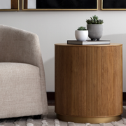Kalla Oak Side Table