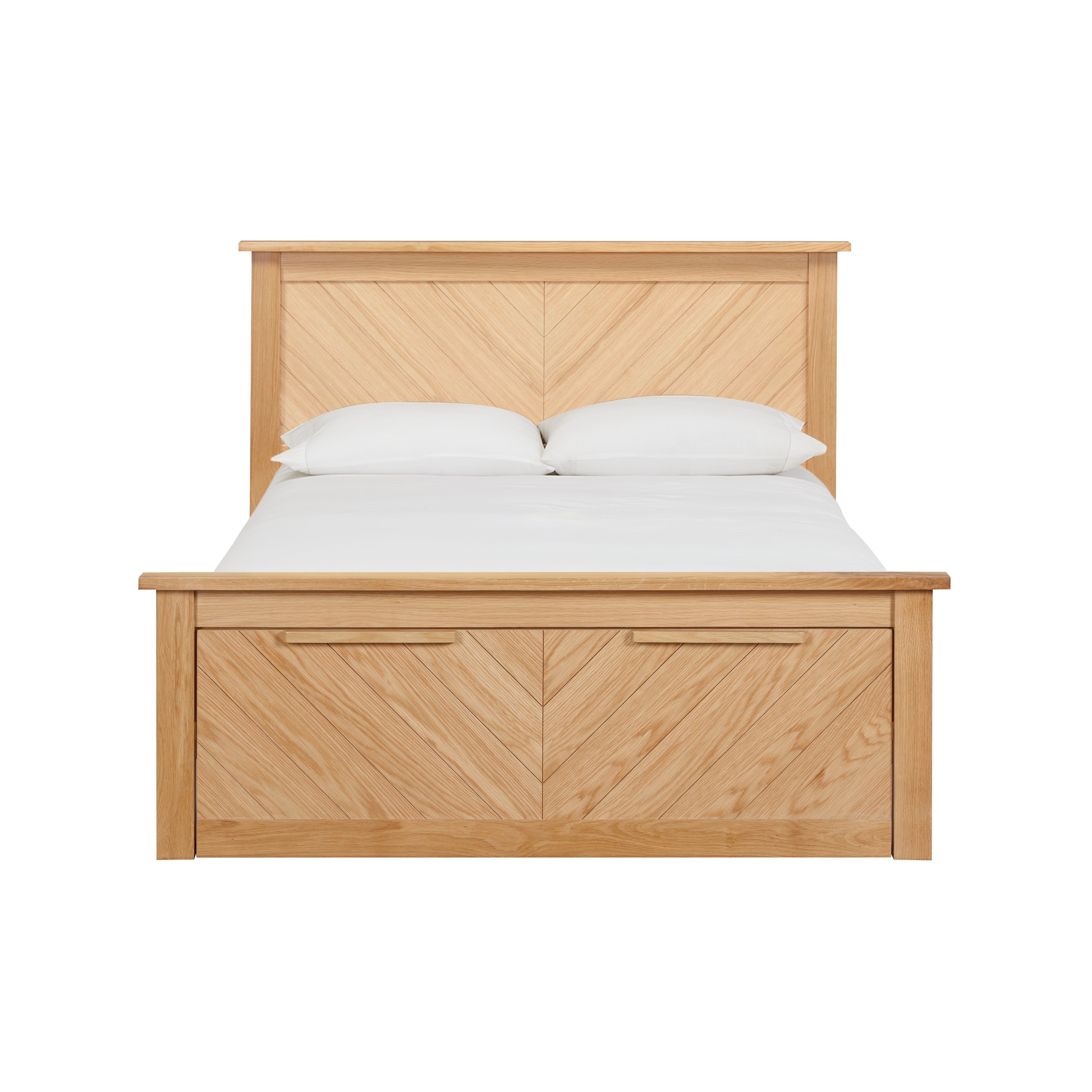 KENJI Oak Storage Bedstead
