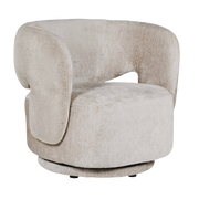 Koa Swivel Accent Chair Mink