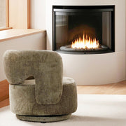 Koa Swivel Accent Chair Olive