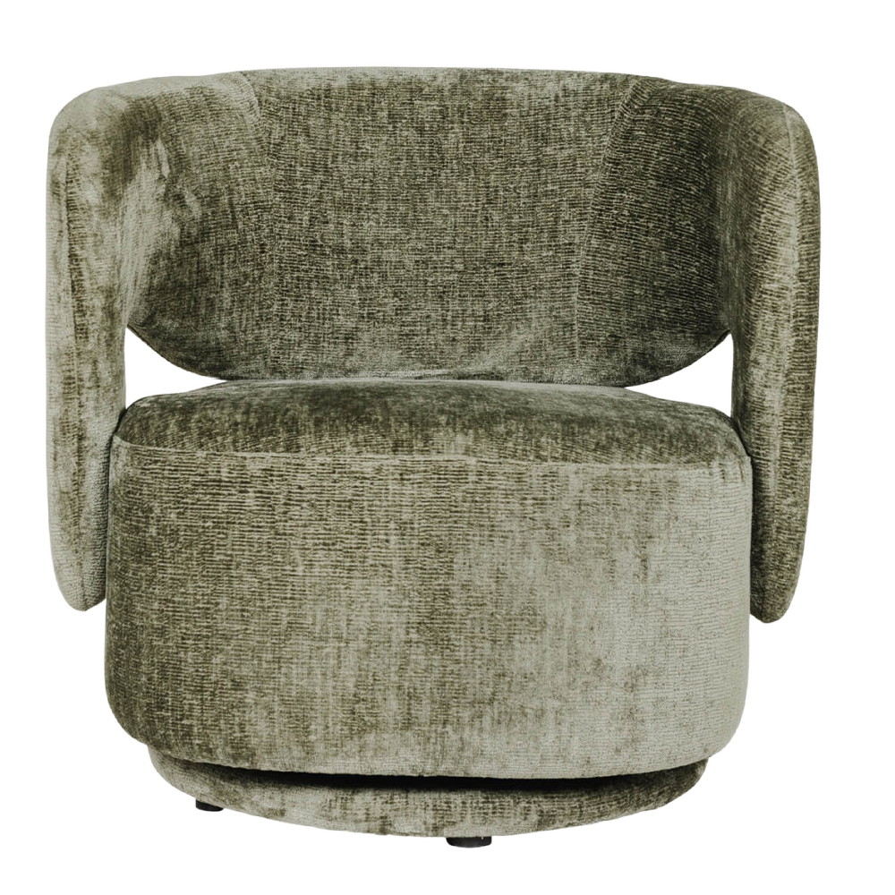 Koa Swivel Accent Chair Olive