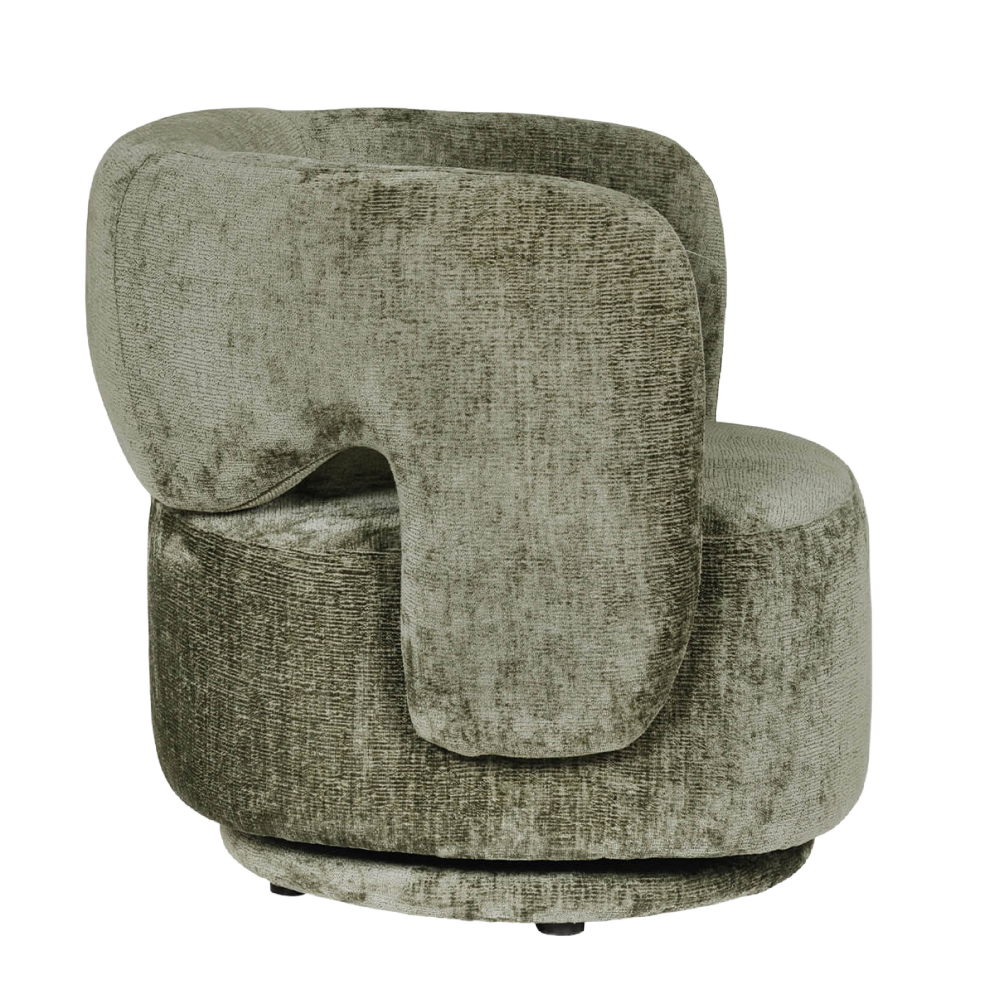Koa Swivel Accent Chair Olive