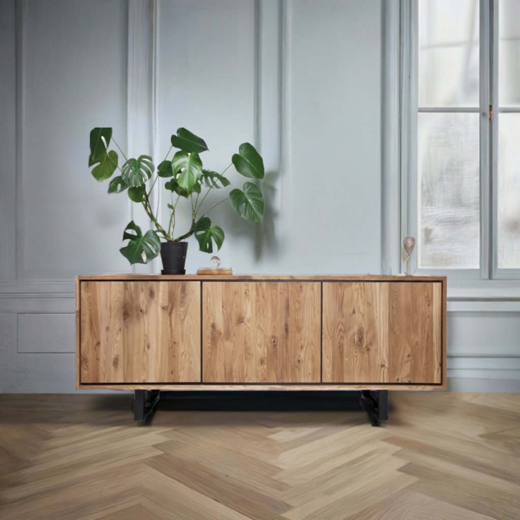 Kristensen Forest Oak 2m, 3 Door Sideboard