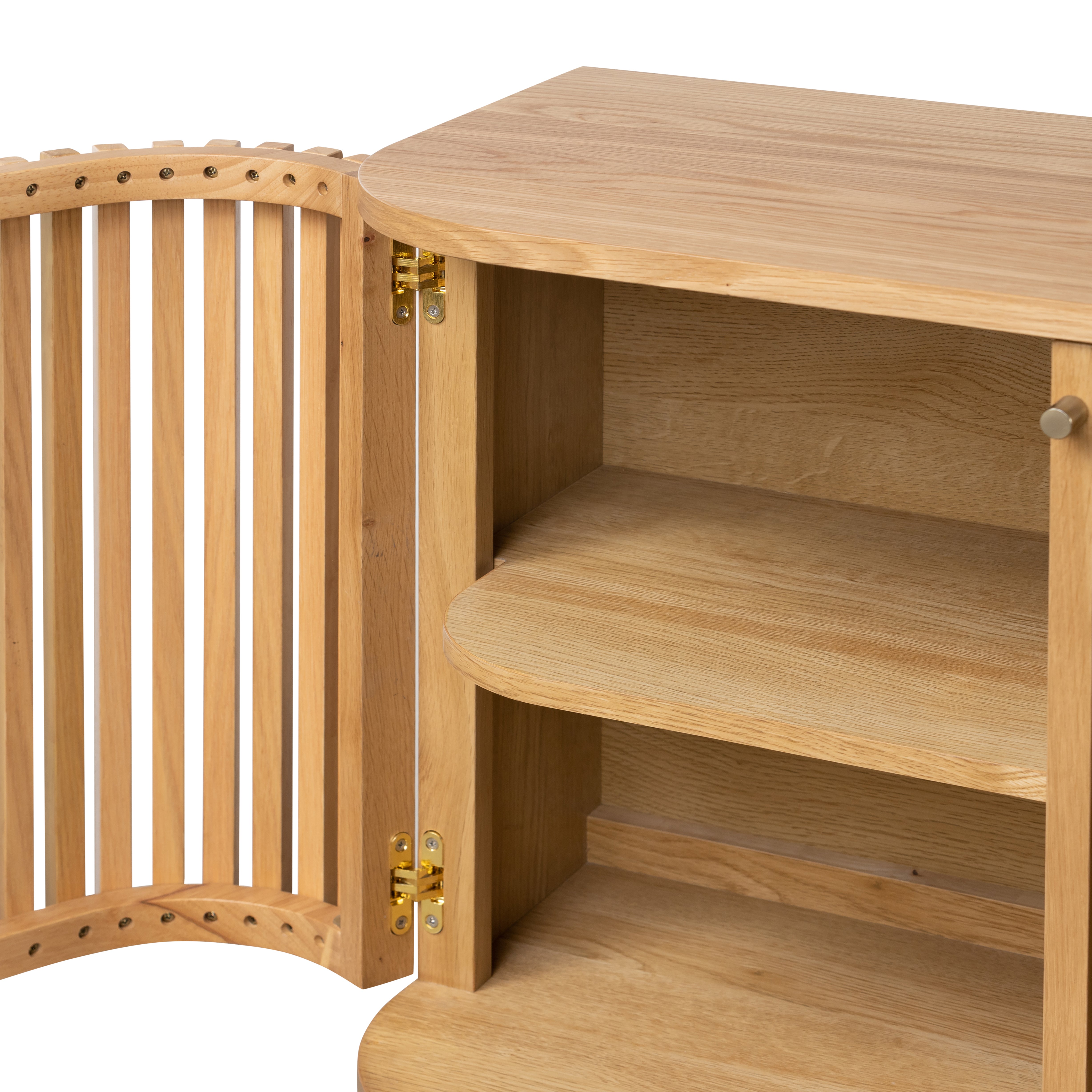 Soho Oak Large Sideboard